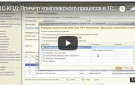 1С:Документооборот - моделирование комплексного процесса 1С:Документооборот - моделирование комплексного процесса